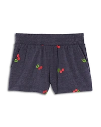 Chaser Girls' Cherries Print Shorts - Little Kid, Big Kid