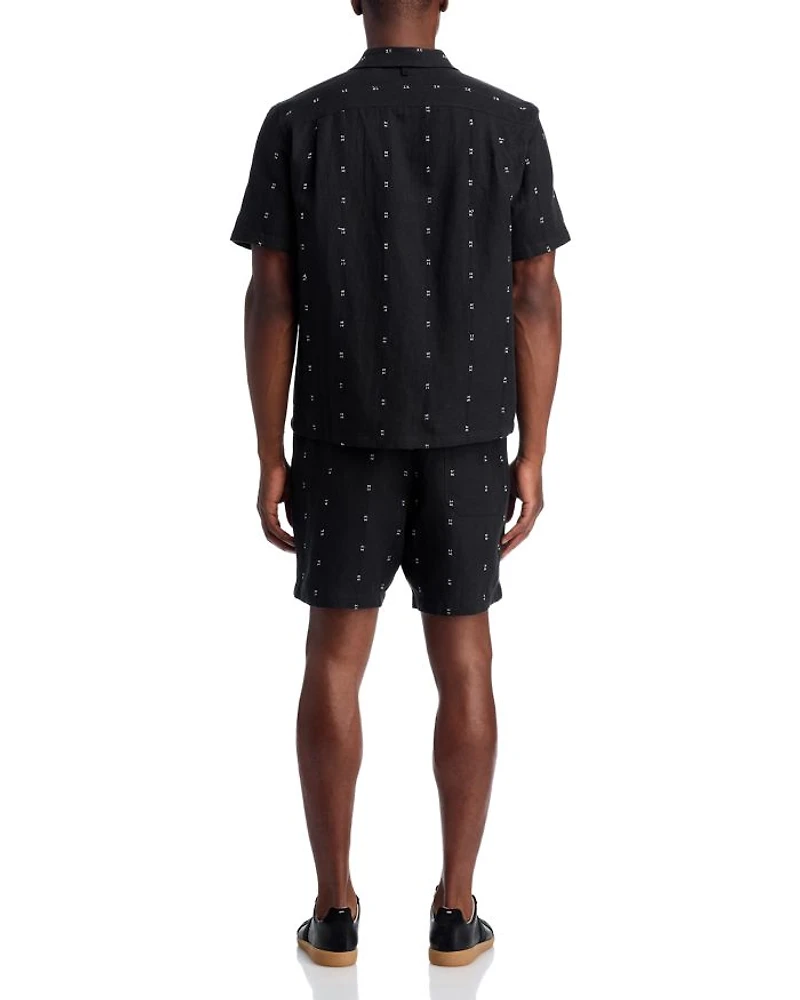 Avery Embroidered Linen Shirt