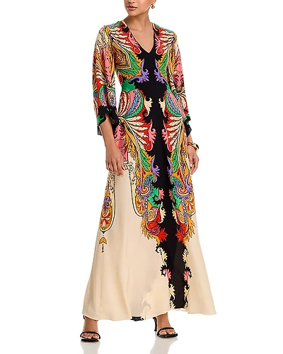 Etro Kimono Sleeve Gown
