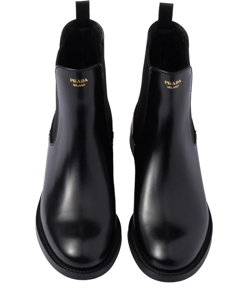 Women's Brushed Leather Ankle Boots