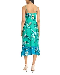 V Neck Midi Dress