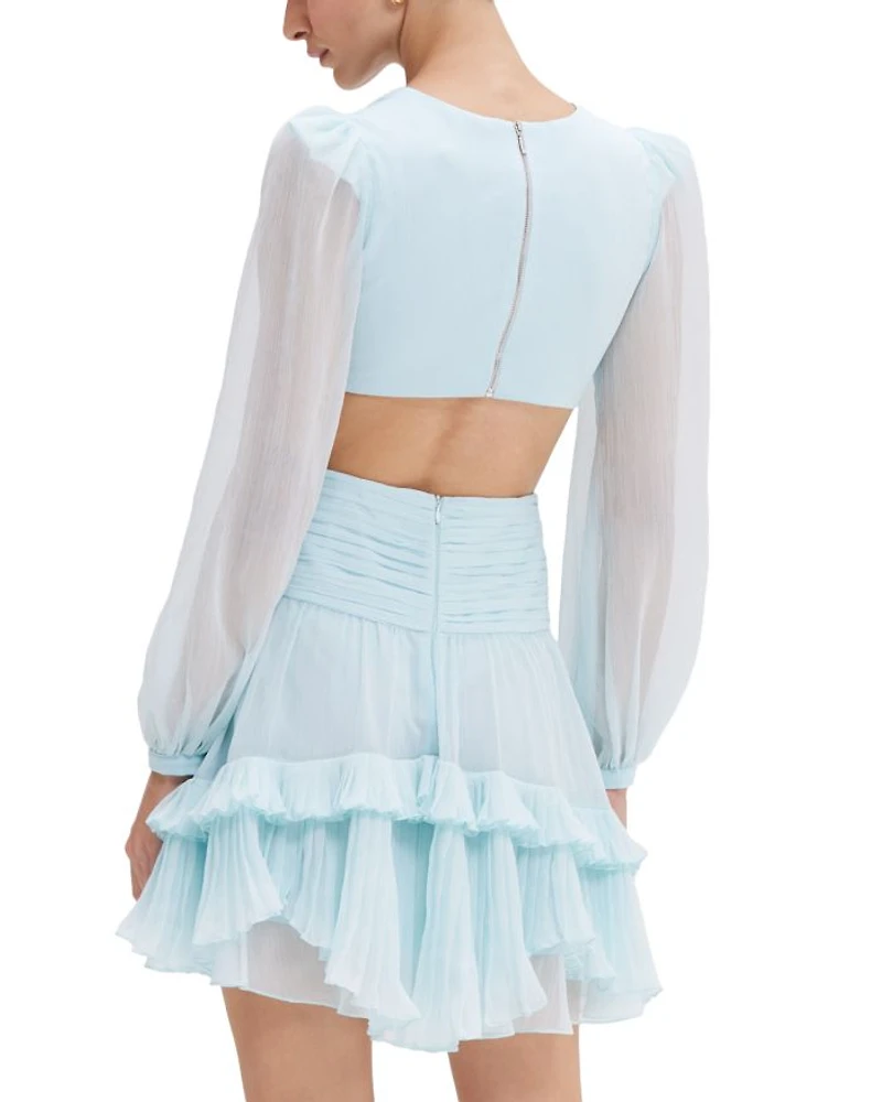 Silk Plisse Essence Dress