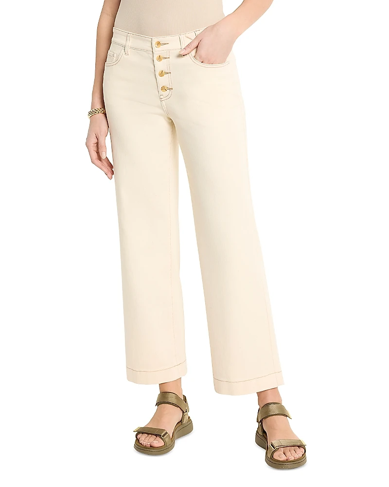 Nic+Zoe High Rise Ankle Wide Leg Jeans