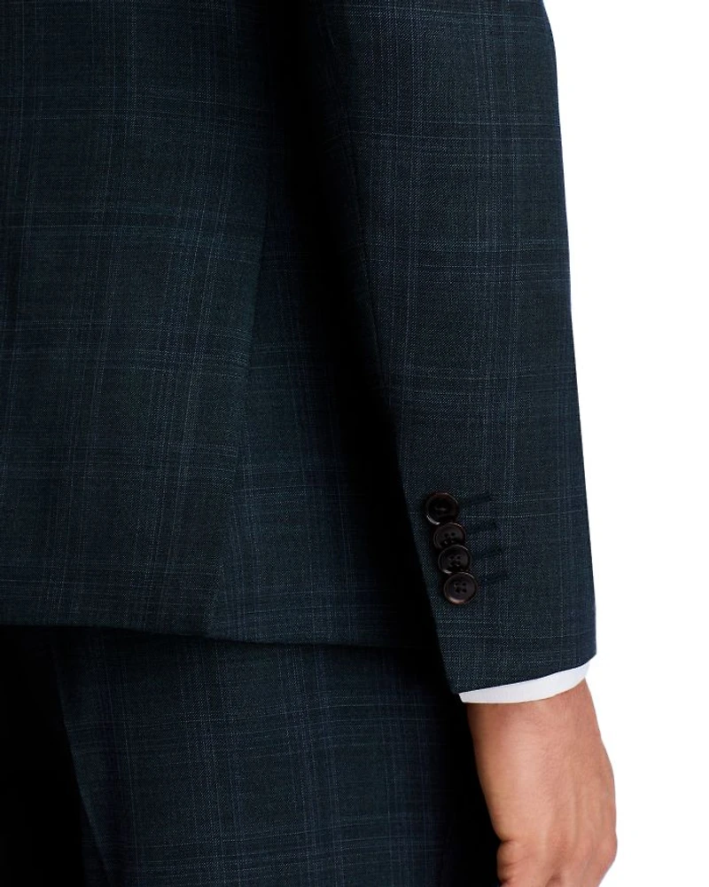 Tailored Fit Soho Tonal Plaid Suit