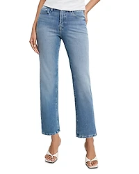 Good American Soft Tech Legs Straight Jeans Indigo1012