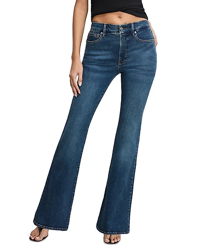 Good American Legs Flare Jeans