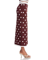 Alice Skirt Cocoa Dot