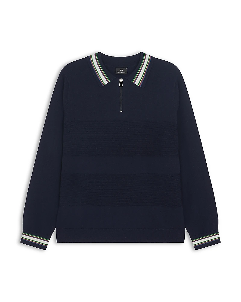 Ps Paul Smith Wool Blend Polo Sweater