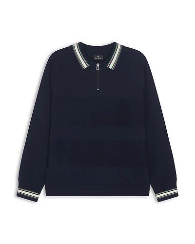 Ps Paul Smith Wool Blend Polo Sweater