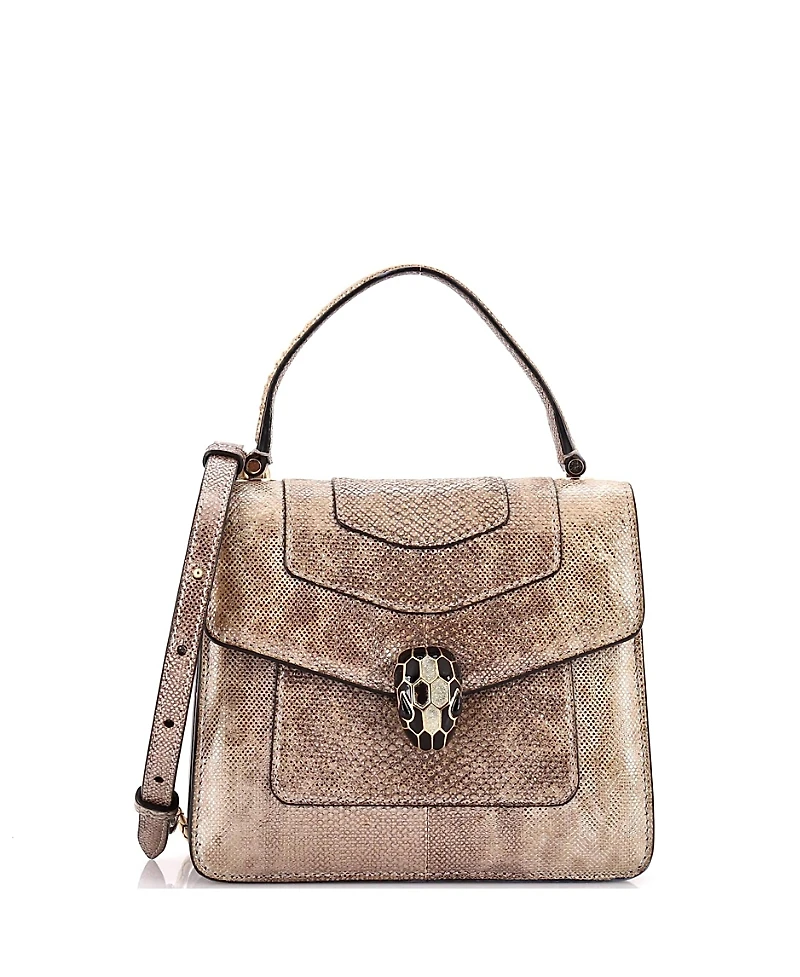 Pre-Owned Bvlgari Serpenti Forever Top Handle Bag Karung