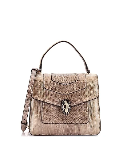 Pre-Owned Bvlgari Serpenti Forever Top Handle Bag Karung