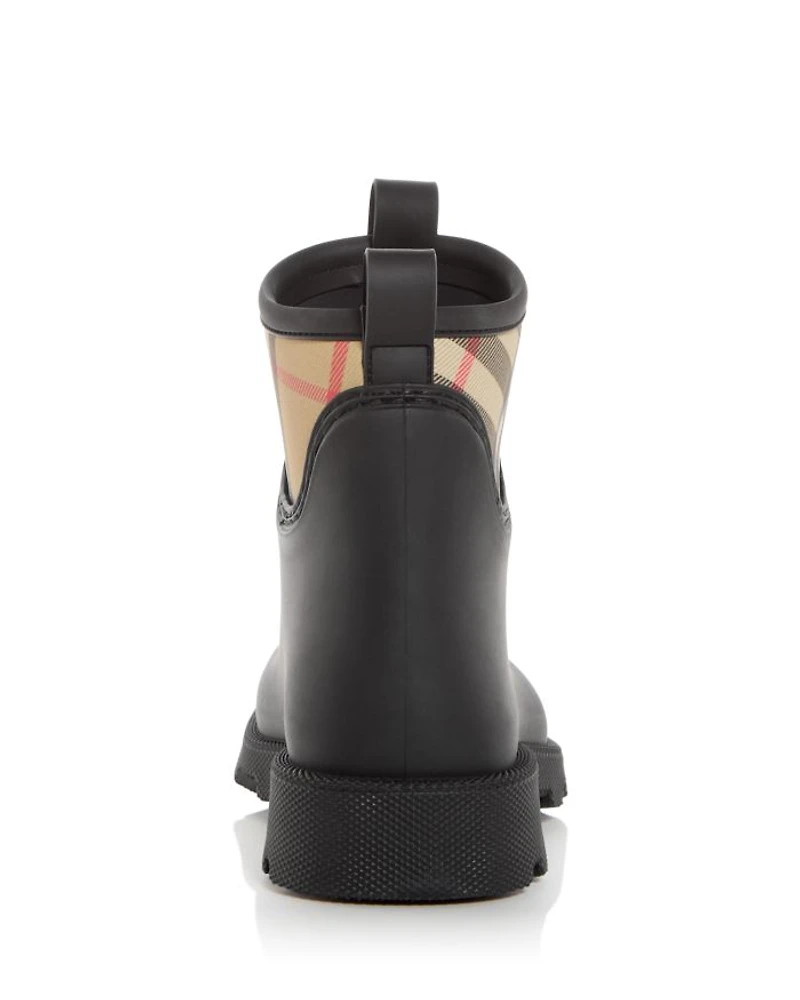Burberry Women's Marsh Stamp Check Rain Booties