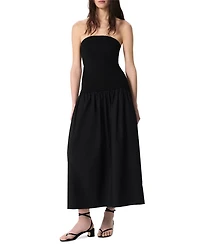 Irina Mixed Media Maxi Dress