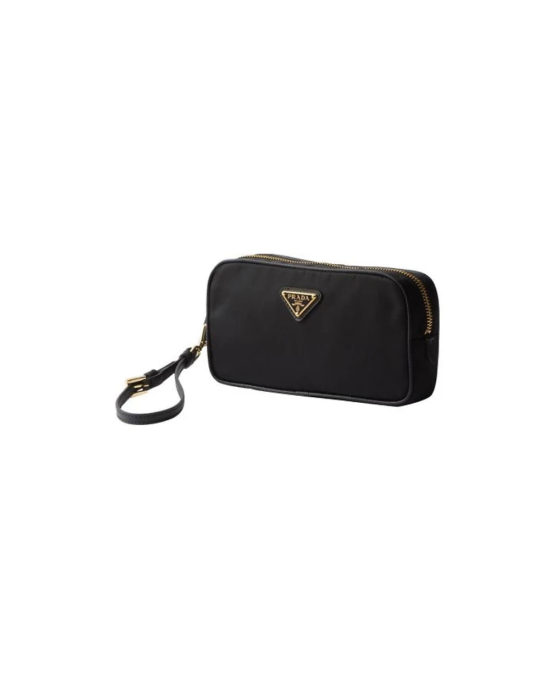 Re-Edition 1978 Re-Nylon and Saffiano Leather Pouch