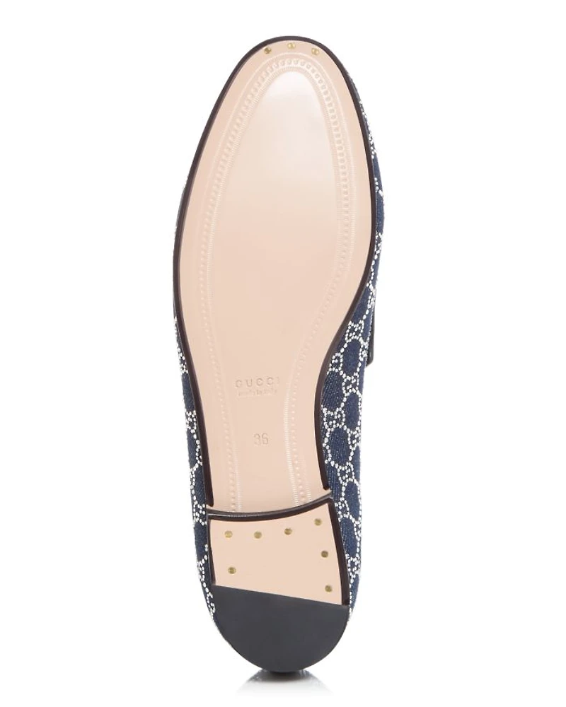 Women's GG Embellished Horsebit Loafers