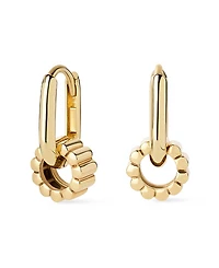 Ana Luisa Solid Yellow Gold - Galaxy Hoops Earrings Set