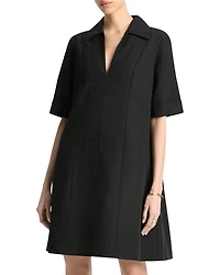 Short Sleeve A Line Dress