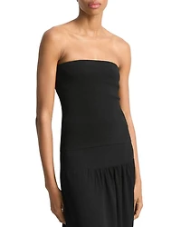 Compact Sweater Tube Top