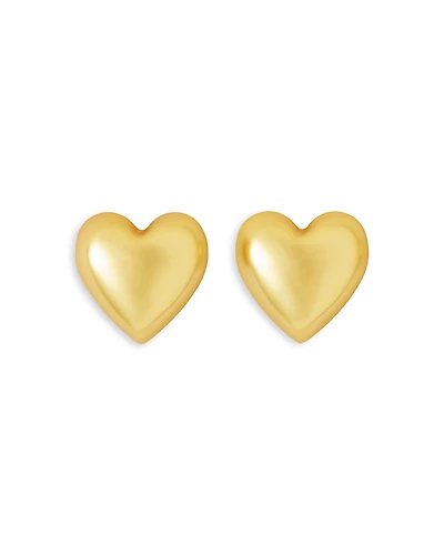 Roxanne Assoulin Puffy Heart Stud Earrings