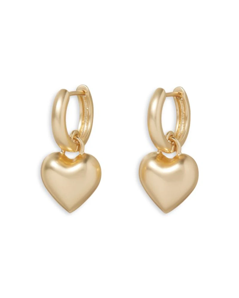 Itsy Bitsy Heart Drop Earrings