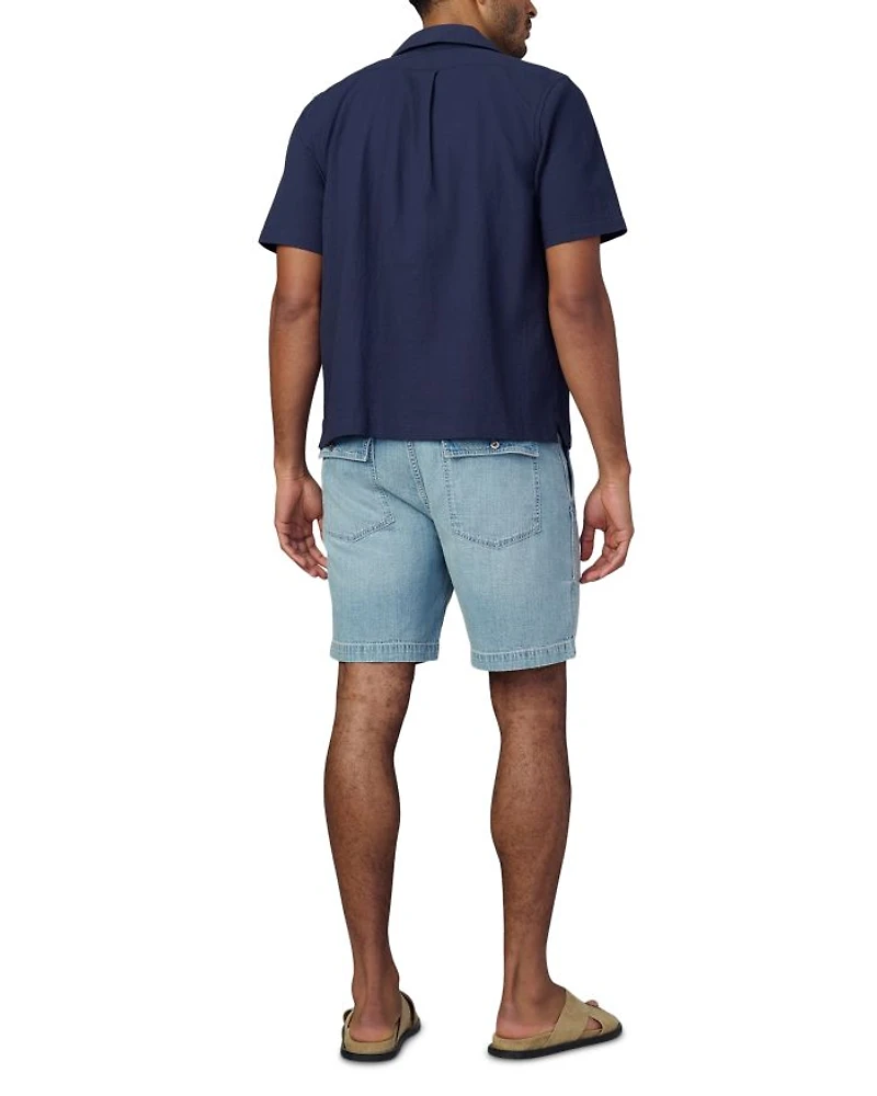 Seersucker Regular Fit Camp Shirt