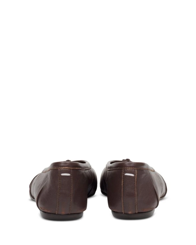 Women's Tabi Leather Ballerina Flats
