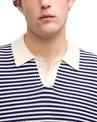 Pointelle Stitch Regular Fit Short Sleeve Sweater