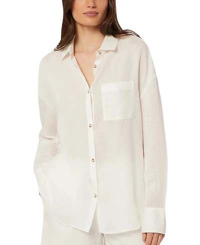 Onia Air Linen Boyfriend Shirt