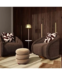 Stefanie Velvet Ottoman