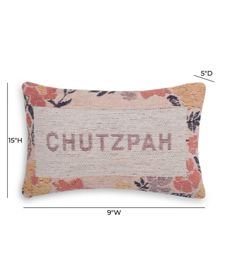 Chutzpah Jacquard Woven Accent Pillow
