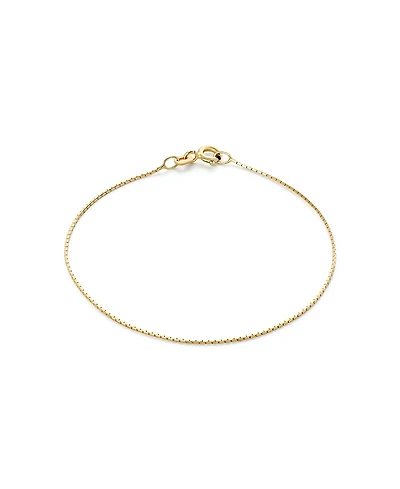 Ana Luisa Solid Gold Silk Chain Bracelet