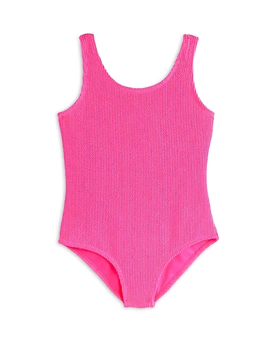 Limeapple Girls' Ester Crinkle One Piece Swimsuit - Little Kid, Big Kid