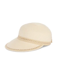 Fraas Woven Trim Wide Brim Sun Cap