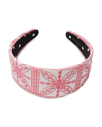 Lele Sadoughi Brigitte Floral Eyelet Headband