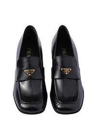 Women's Brushed Leather Loafers