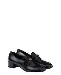 Prada Women's Brushed Leather Loafers