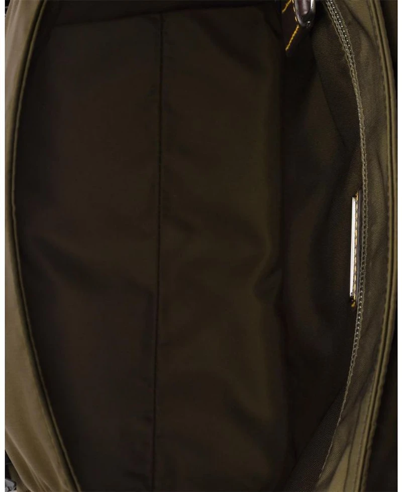 Medium Re-Nylon and Suede Shoulder Bag