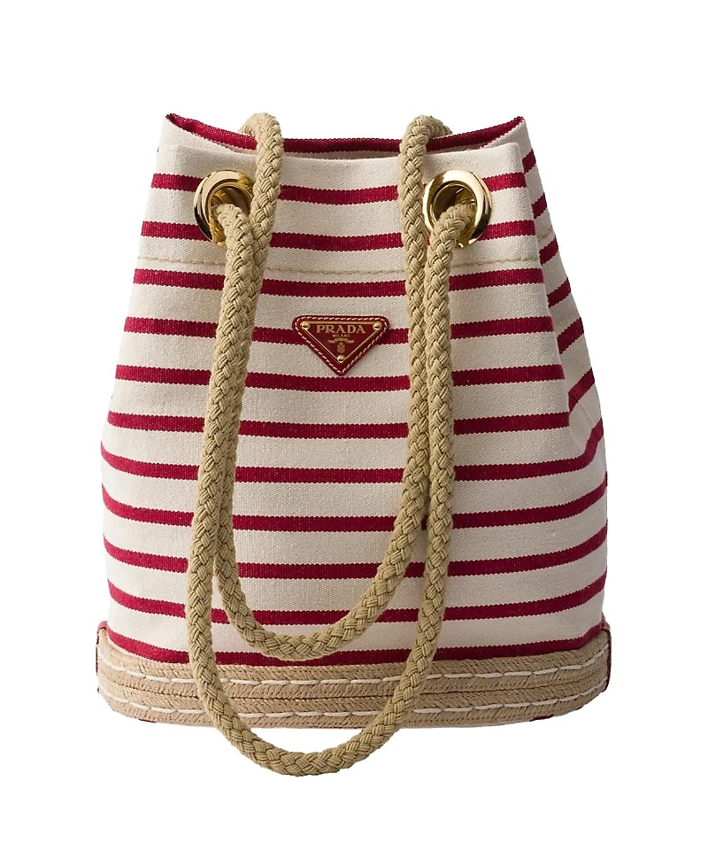 Prada Mariner Small Fabric Bucket Bag