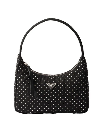 Re-Edition Re-Nylon Mini Bag with Studs