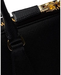 Large Saffiano Leather Bag