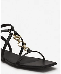 Women's Mesure Flat Leather Sandals