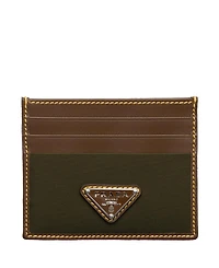 Prada Re-Nylon and Leather Card Holder