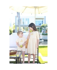 Girls' Pear Graphic 3/4 Sleeve Dress - Little Kid, Big Kid