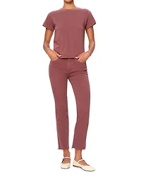 Mara Straight Mid Rise Instasculpt™ Ankle Jeans Dried Rose