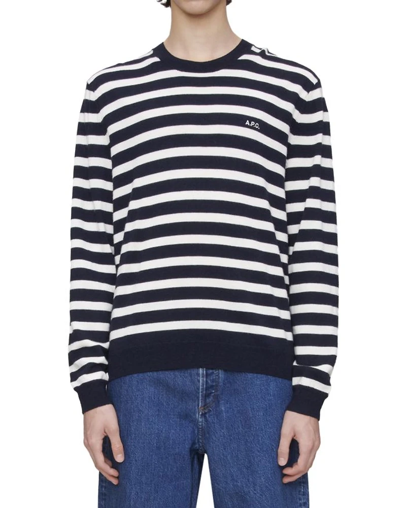 Matthias Striped Crewneck Sweater