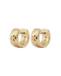 Tory Birch Kira Double T Huggie Hoop Earrings