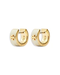 Tory Birch Kira Double T Huggie Hoop Earrings