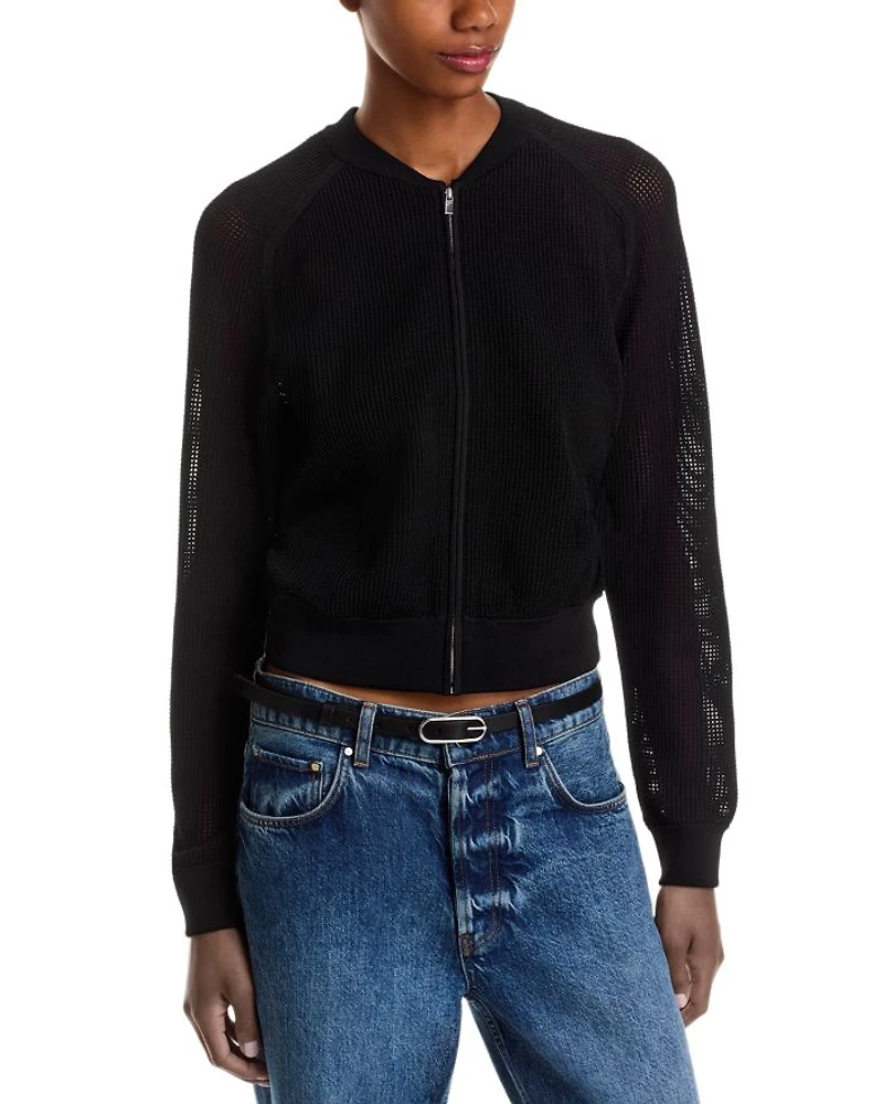 Crewneck Cardigan Sweater