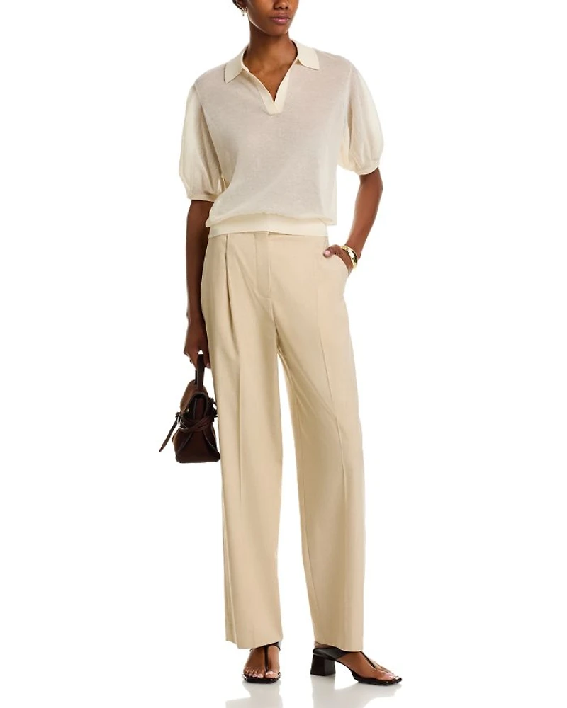 Blouson Polo Sheer Crepe