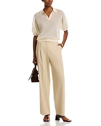 Blouson Polo Sheer Crepe